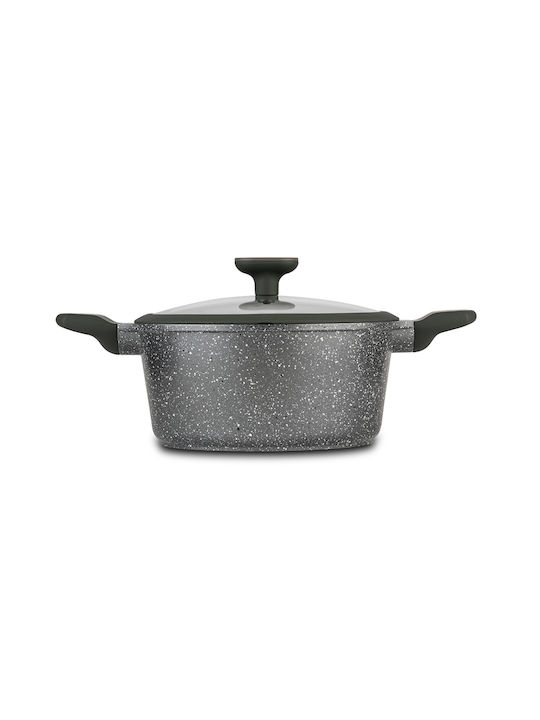 Nava Βαθιά Κατσαρόλα από Αλουμίνιο 4.3lt / 24cm