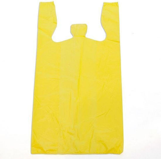 Plastic Packaging Bags Tank Top Type Yellow 2300pcs Paperplast
