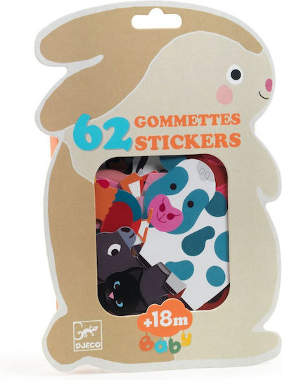 Djeco Animal Stickers For Children 1+ Years Old