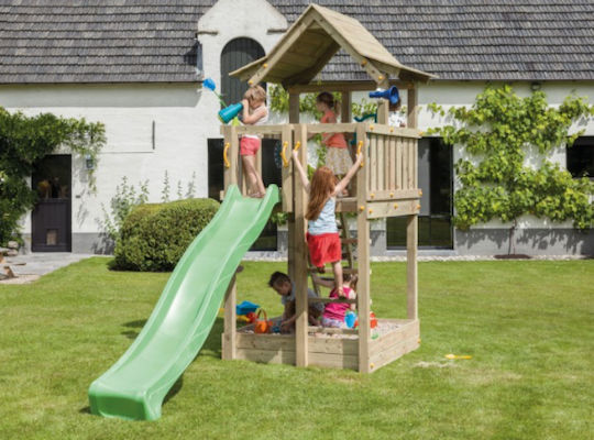 Blue Rabbit Wooden Tower Pagoda for Professional Use 140x160cm. Beige