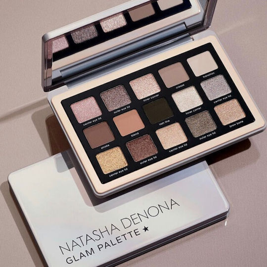Natasha Denona Glam Palette Palette mit Lidschatten in Gepresster Form 20gr