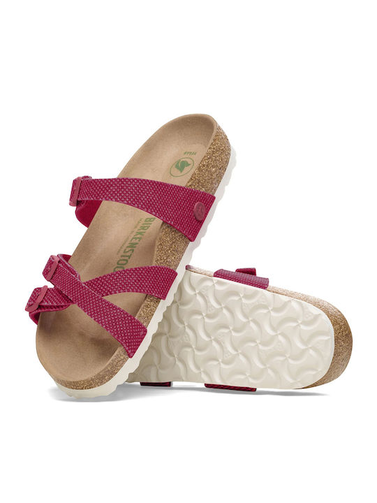 Franca Flache Sandalen für Damen in Fuchsie Farbe