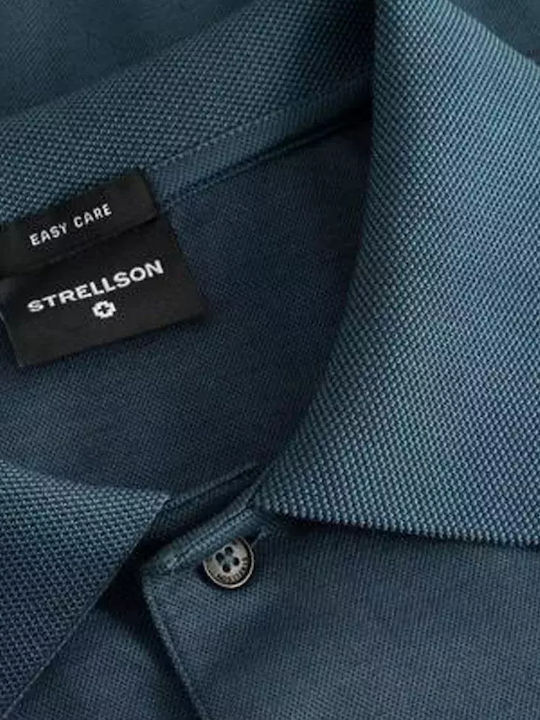 Strellson Bluza Bărbătească Polo Blue