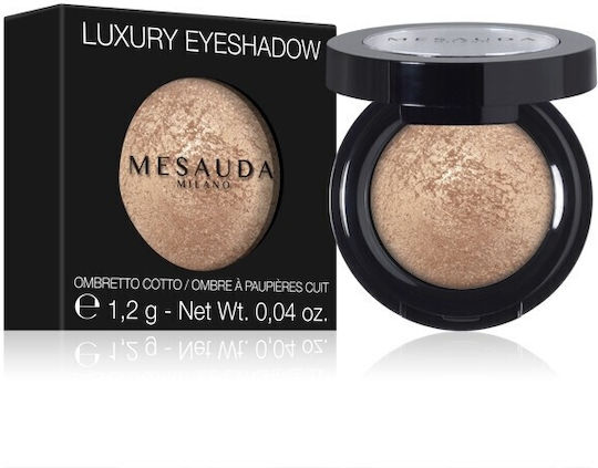 Mesauda Milano Fard De Pleoape Copt Wet & Dry În Formă Solidă Cu Culoare Aurie 1.2gr