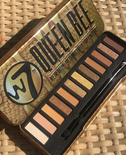 W7 Cosmetics Queen Bee Eye Shadow Palette in Pressed Powder Form 10.2g