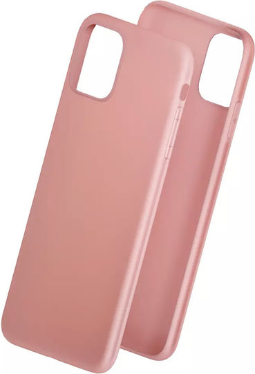 3MK Matt Lychee Back Cover Σιλικόνης 1.2mm Ροζ (iPhone 14 Pro Max)