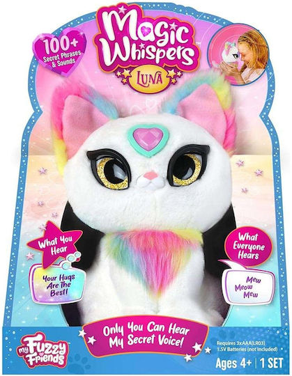 Giochi Preziosi Plush Kitten My Fuzzy Friends Magic Whisper Kitty Luna For 4+ Years 17 cm