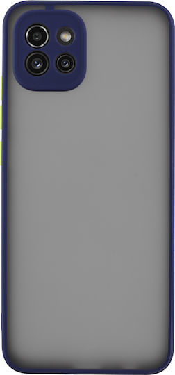 Lime Hardshell Camera Guard Back Cover Πλαστικό Blue with Yellow Keys (Galaxy A03)