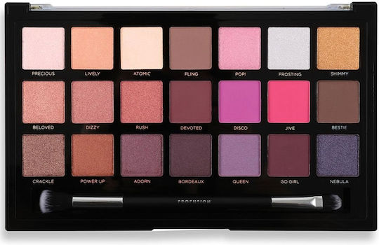 Profusion Cosmetics Pro Pigment Палитра със Сенки за Очите в Пресована Пудра 33.6гр