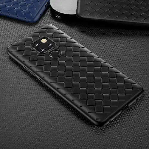 Baseus Bv Weaving Umschlag Rückseite Silikon Schwarz (Huawei Mate 20)