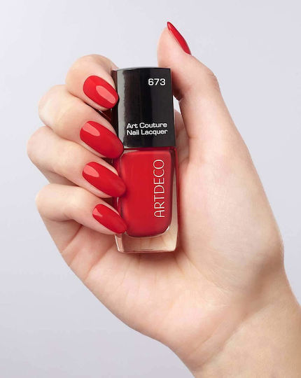 ArtDeco Art Couture Lacquer Glossy Βερνίκι Νυχιών 673 Red Volcano 10ml