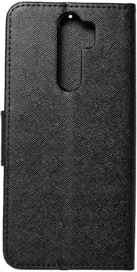 Techwave Wallet Silicone / Leather Black (Redmi Note 8 Pro)