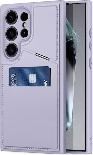 Dux Ducis Mag Back Cover Leather / Synthetic Leather Purple (Galaxy S24 Ultra)