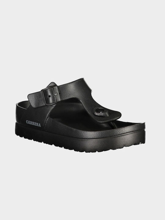 Carrera Frauen Flip Flops in Schwarz Farbe