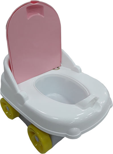 Beboulino Klassisches Töpfchen mit Deckel Rosa