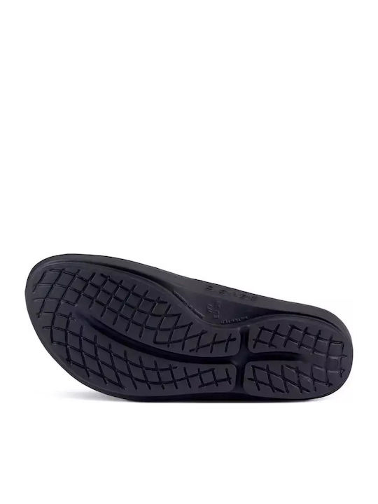 Oolala Women's Flip Flops Black Leopard