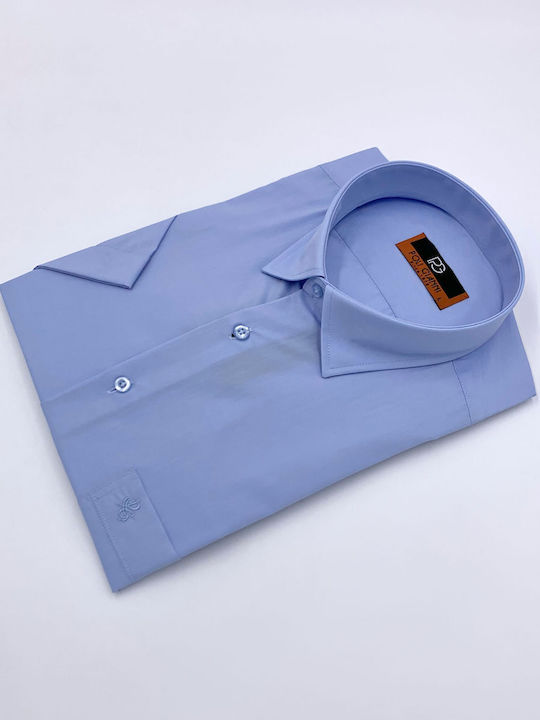 Poli Gianni Men's Shirt Light Blue