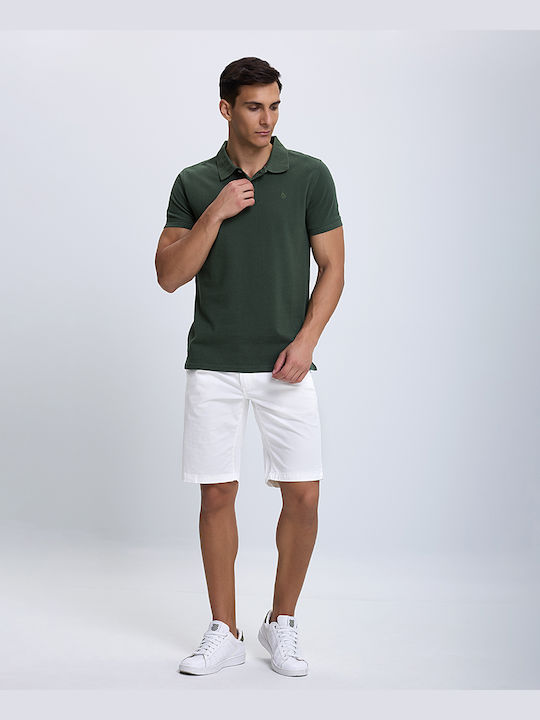 B.S Bags Men's Chino Shorts White