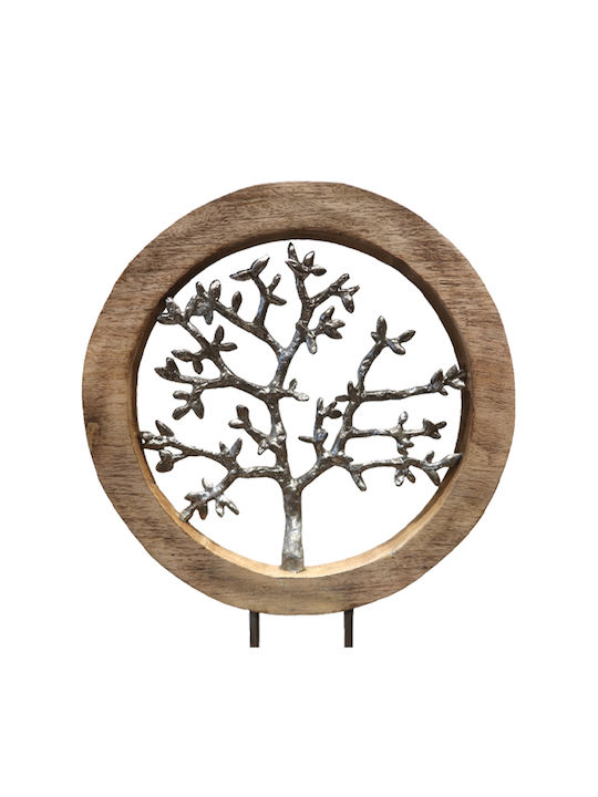 Inart Decorative Tree Krom made of Wooden 30.5x9x44cm 1pcs