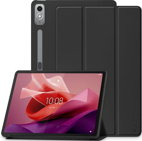 Tech-Protect Smartcase Flip Cover Μαύρη (Lenovo Tab P12 12.7")
