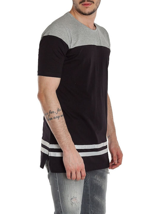 T-Shirt Grey / Black