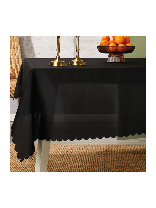 Whitegg Τραπεζομάντηλο Αλέκιαστο Black 140x220εκ.