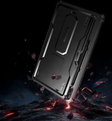 Tech-Protect Kevlar Pro Flip Cover Plastic Durable Black (Galaxy Tab S9+)