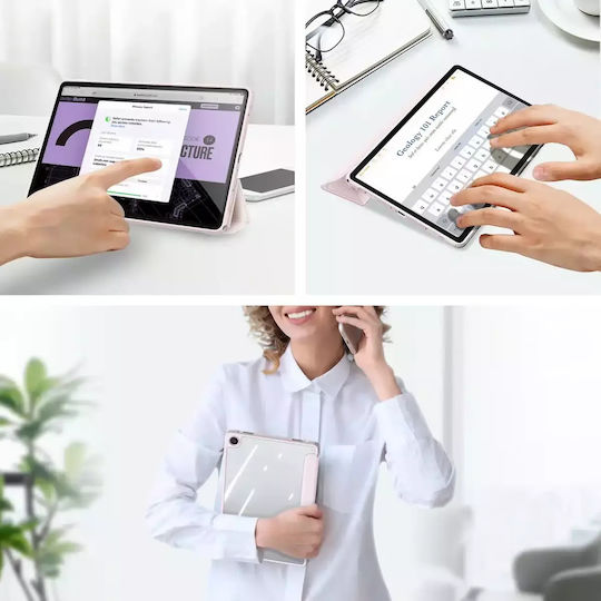 Dux Ducis Toby Flip Cover Ροζ (Galaxy Tab A9+)