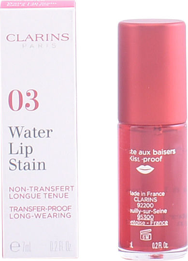 Clarins Long Lasting Liquid Lip Stain Matte 03 Red Water 7ml