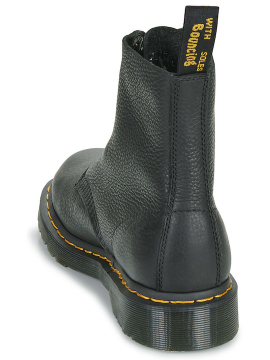 1460 Leather Black Boots