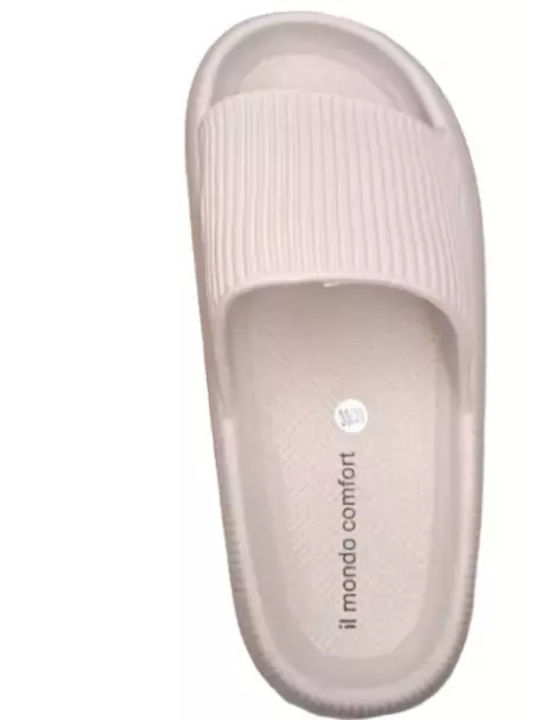 Il Mondo Comfort Frauen Flip Flops in Beige Farbe