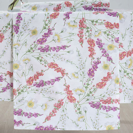 Dimeco Ράνερ Fleur Πολύχρωμο 40x160εκ.