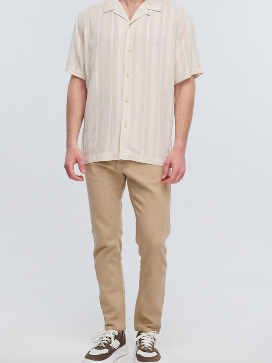 Royal Denim Men's Shirt Beige