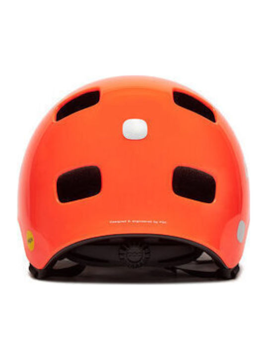 Poc Fahrradhelm mit MIPS Schutz Orange