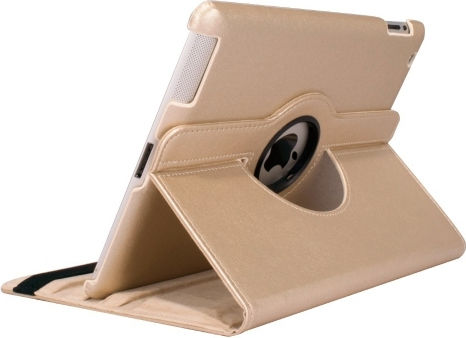 Flip Cover Δερμάτινη Χρυσή (iPad mini 1,2,3)
