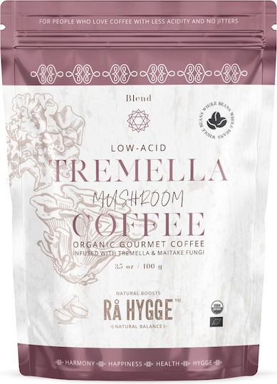 Rå Hygge Organic Tremella Maitake Mushroom Coffee Whole Beans 100g
