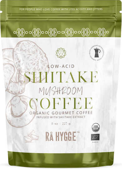 Rå Hygge Bio Shiitake Mushroom Coffee Espresso Ground 227g