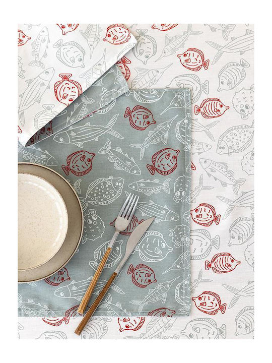 Palamaiki Tablecloth TAT12 White 150x180cm