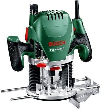 Bosch POF 1400 ACE Einstechfräser 1400W mit Geschwindigkeitsregelung und mit Absaugsystem