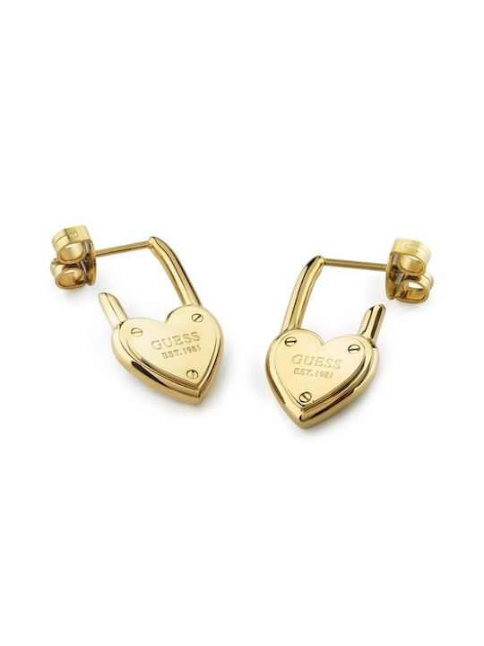 Guess All You Need Earrings made of Steel Gold Plated