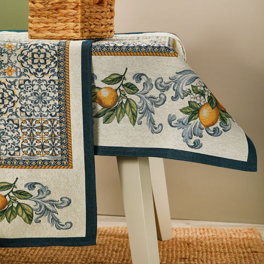 Whitegg Tablecloth Blue 140x140cm