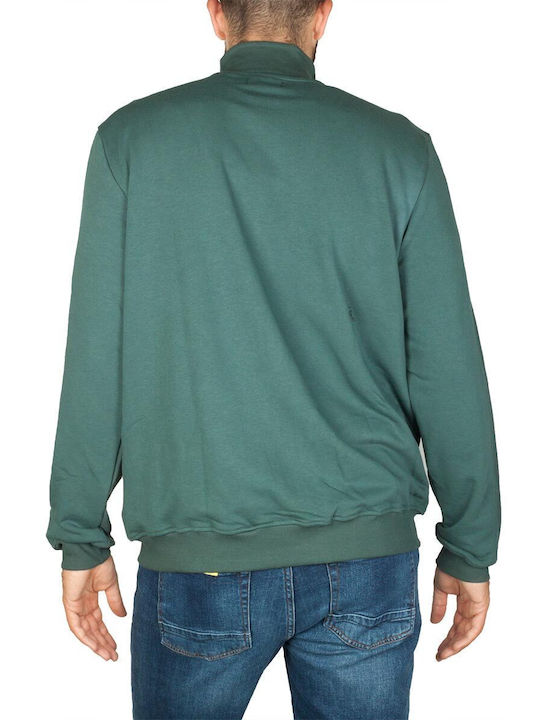 Bigbong Men's Sweatshirt Jacket with Pockets Dark green.