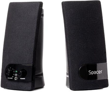 Spacer SPB-216 Computerlautsprecher 2.0 mit Leistung 6W in Schwarz Farbe