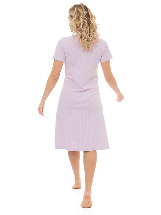 Dominant Nightgown Maternity & Nursing Lilac