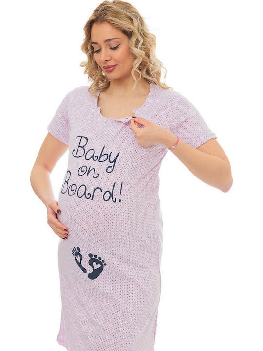 Dominant Nightgown Maternity & Nursing Lilac