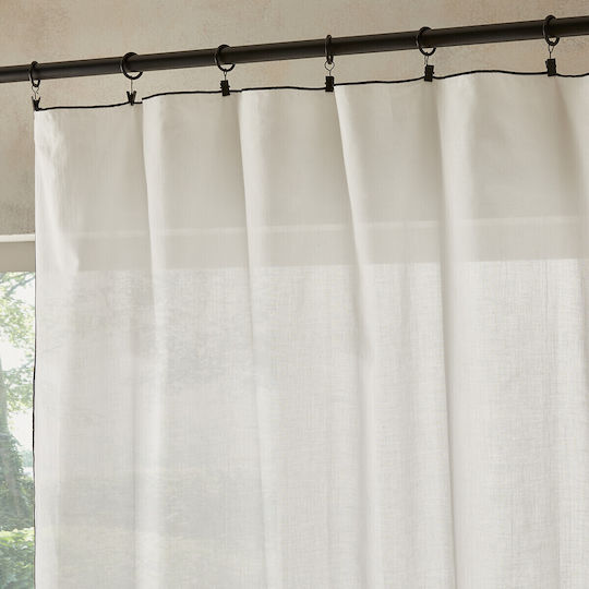 Κουρτίνα Οργανικό Βαμβακερό Βουάλ 140x350 Cm