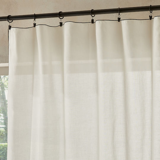 Κουρτίνα Οργανικό Βαμβακερό Βουάλ 140x320 Cm