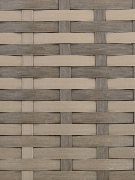 Outdoor-Sessel Rattan Coffee mit Kissen 69x78x88εκ.