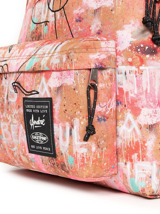 Eastpak Day Pak'r Ученическа Раница за Гимназия Кафява с Джоб за Бутилка 24л