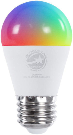 GloboStar Smart LED-Lampe 5.5W für Fassung E27 und Form G45 Einstellbar Weiß 550lm Dimmbar